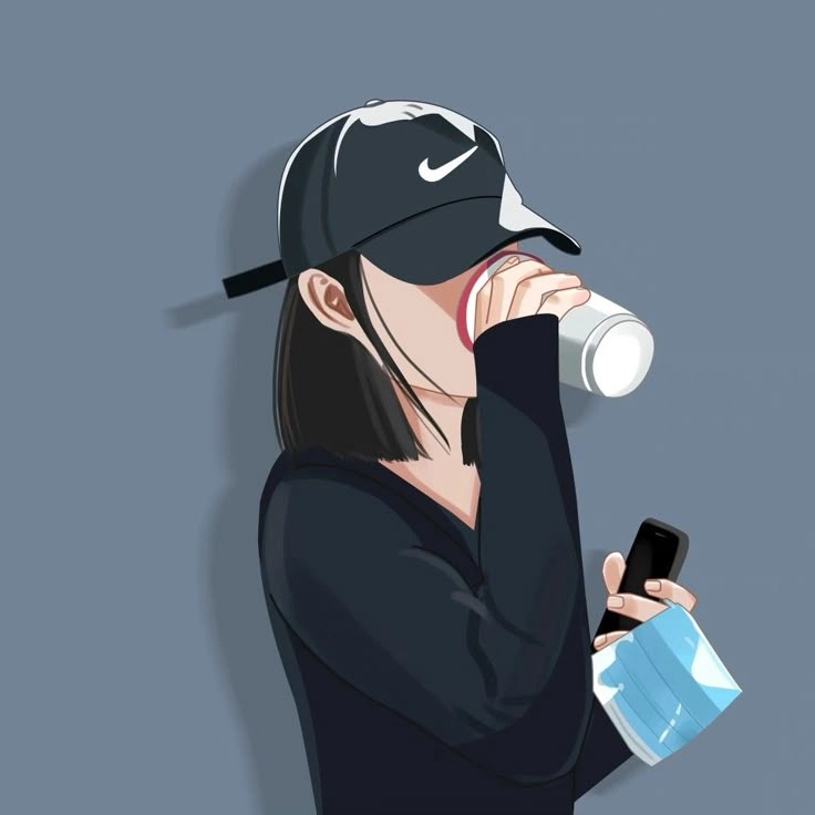 avatar nữ che mặt 19