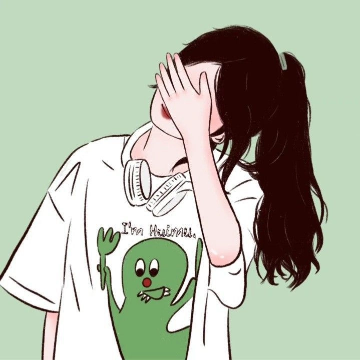 avatar nữ che mặt 24