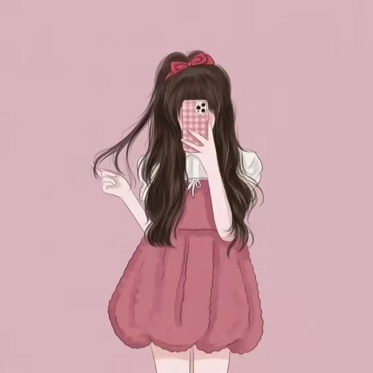 avatar nữ che mặt 8